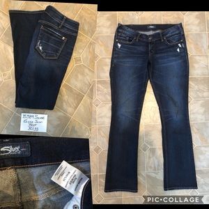 Silver Elyse Slim Boot Jeans